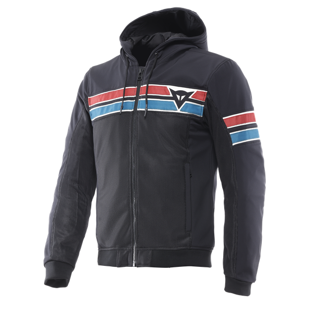 Dainese Men's Black/Blue/Red - Vintedge Air Tex - Textile - 58