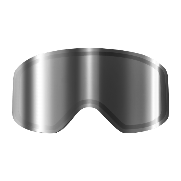 Dainese Unisex Silver - Hp Ho Cylindrical Ski Goggles Replacement Lens - Helmets & Goggles - Mirror - L