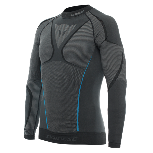 Dainese - Mens Dry Ls Ski Technical T - Thermal Layers - Men - Black/blue - M