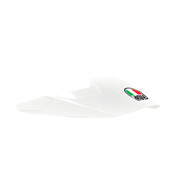 Agv Unisex White - Short Peak Ax9 - Size: Os