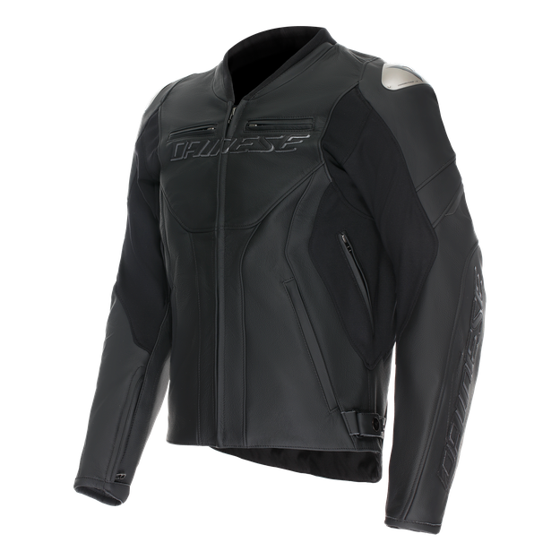 Dainese Men's Black/Black/Black - Racing 5 - Leather - 58S