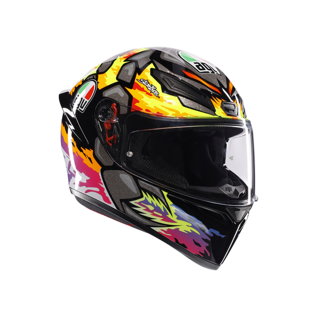Agv Unisex Bezzecchi 2023 - K1 S - Motorbike Full Face Helmet E2206, Size: Xs