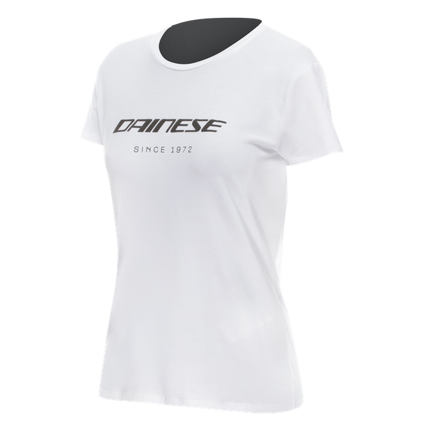 Dainese Women's White - Essence Wordmark - Crewneck T - T-Shirts - Medium