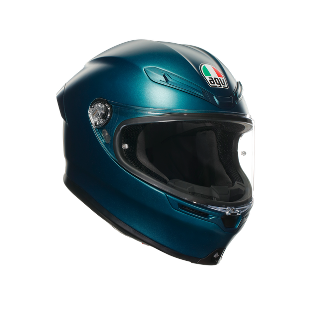 Agv Unisex Petrolio Matt - K6 - Motorbike Full Face Helmet E2206, : Large