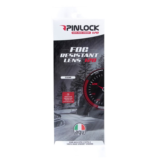 Agv Unisex Max Pinlock 120 Lens - Gt5 - Pinlock 120 Maxvision Lens - Tourmodular, Size: Os