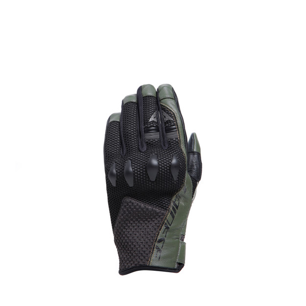 Dainese Men's Black/Army-Green - Karakum Ergo-Tek - Gloves - S