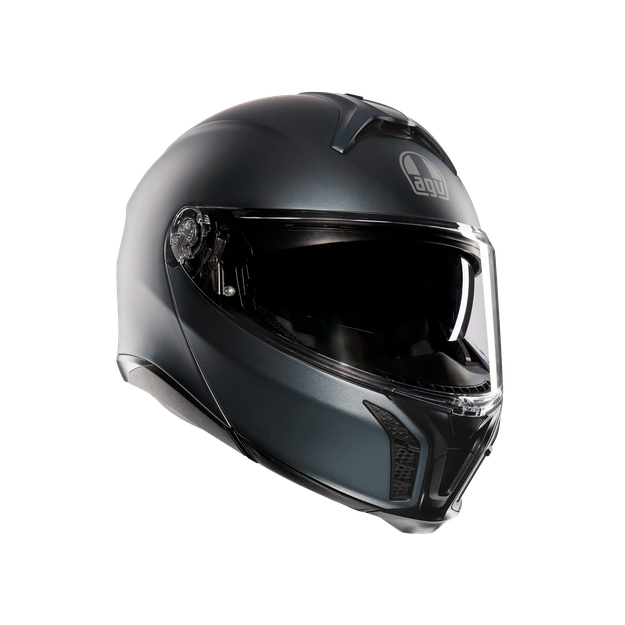 Agv Unisex Matt Ardesia Grey - Tourmodular - Motorbike Flip Up Helmet E2206, Size: Xs