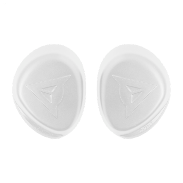 Dainese Unisex White - Pista Elbow Slider - Elbows - Os