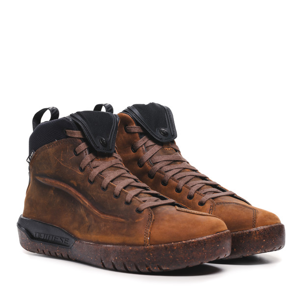 Dainese Men's Brown/Natural-Rubber - Metractive D-Wp - Waterproof - 41