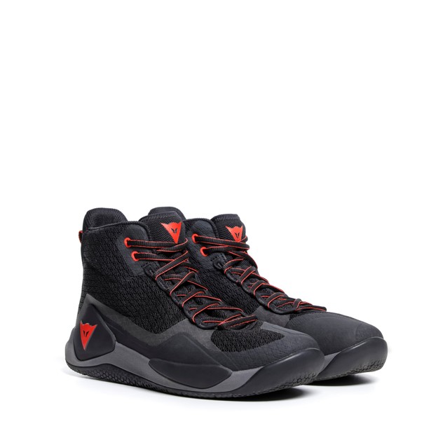 Dainese Men's Black/Red Fluo - Atipica Air 2 - Textile - 45