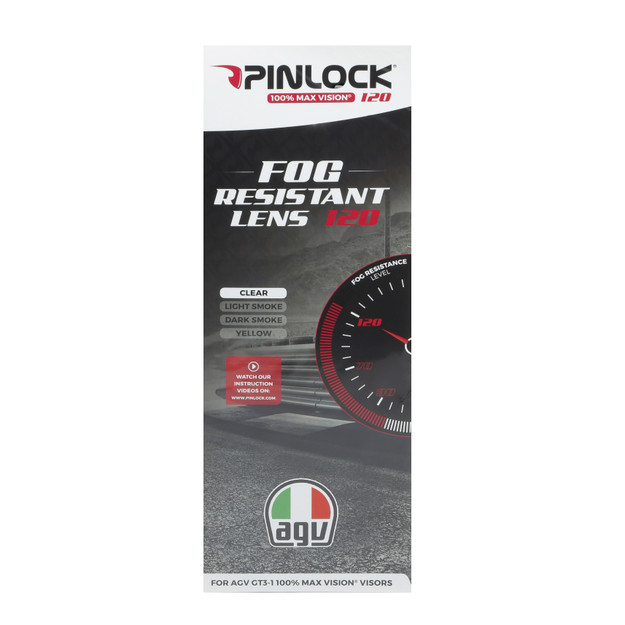 Agv Unisex Max Pinlock 120 Lens - Gt3-1 - Pinlock 120 Maxvision Lens - Sportmodular (Xl-Xxxl), Size: Os