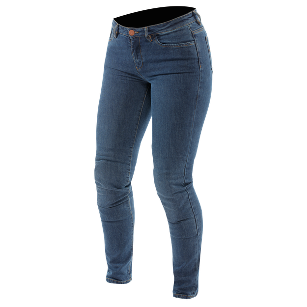 Dainese Women's Blue - 5-Pocket Denim - Jeans - 34