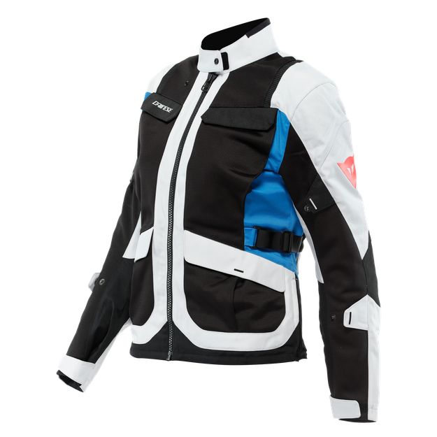 Dainese - Desert Lady Tex Jacket - Jackets - Women - Glacier-gray/black/performance-blue - 38
