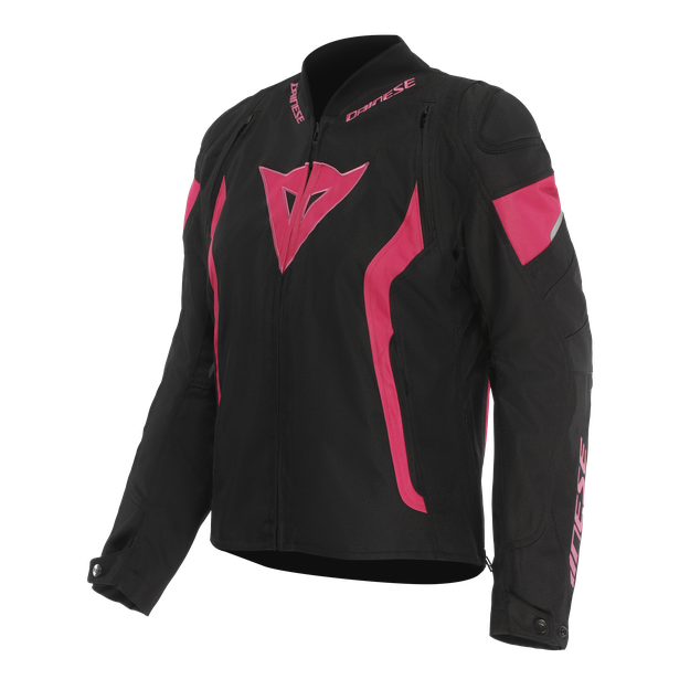 Dainese Women's Black/Fluo Pink - Avro 5 - Textile - 42