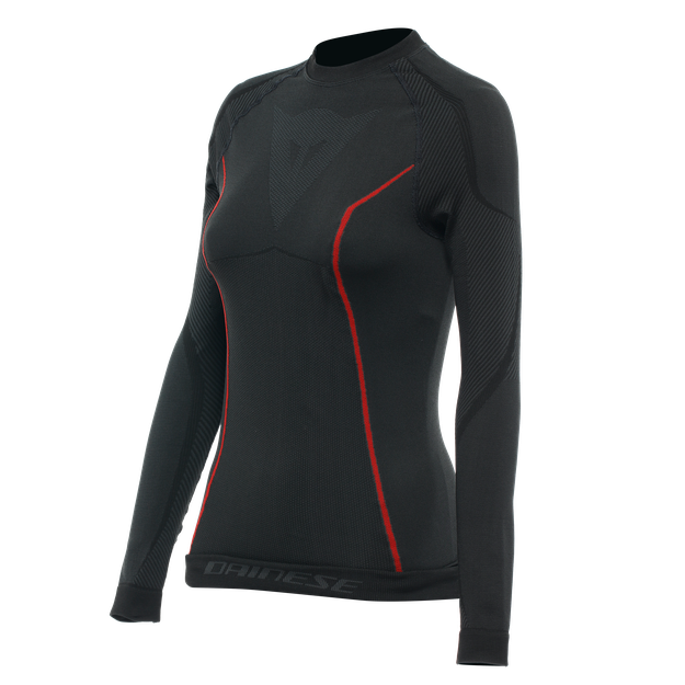 Dainese Women's Black/Red - Thermo Ls Ski Thermal T - Technical Layers - M