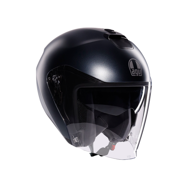 Agv Unisex Mono Matt Ardesia Grey - Irides - Motorbike Open Face Helmet E2206, Size: Xxl