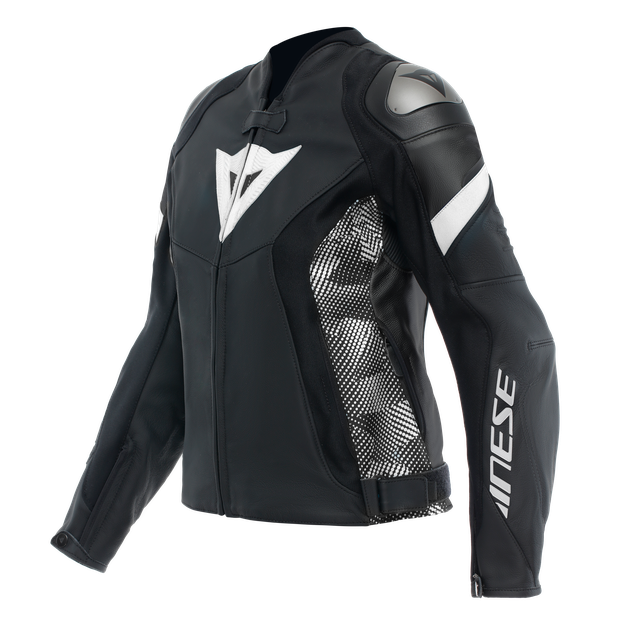 Dainese Women's Black/Black/White - Avro 5 - Leather - 38