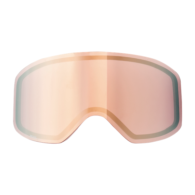 Dainese Unisex Pink/Gold - Hp Ho Cylindrical Ski Goggles Replacement Lens - Helmets & Goggles - L