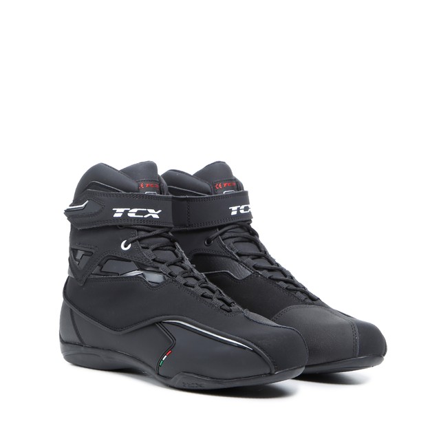 Tcx Men's Black - Zeta Wp Waterproof Motorcycle Shoes - Shoes - 46