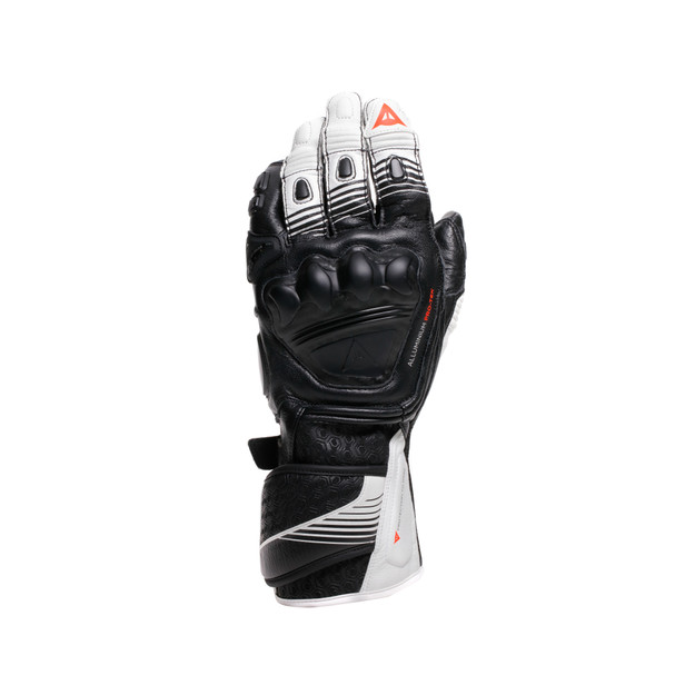 Dainese Men's Black/White/Red-Fluo - Fiero - Leather - Xs