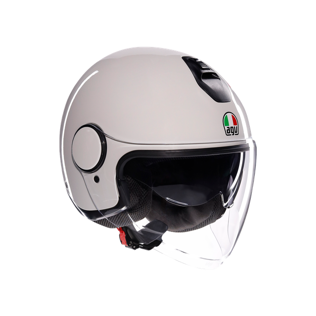Agv Unisex Mono Materia White - Eteres - Motorbike Open Face Helmet E2206, Size: Xxl