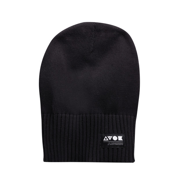 Dainese Unisex Black - Knitted Beanie - Os