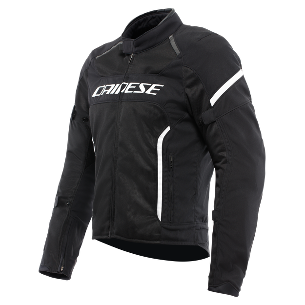 Dainese Men's Black/Black/White - Air Frame 3 Tex - Textile - 46