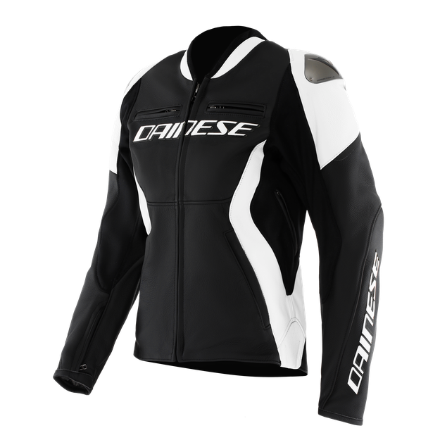 Dainese Women's Black/White - Racing 5 - Leather - 38