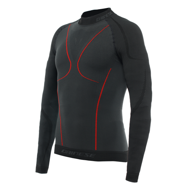 Dainese Men's Black/Red - Thermo Ls Ski Thermal T - Technical Layers - Xs/S