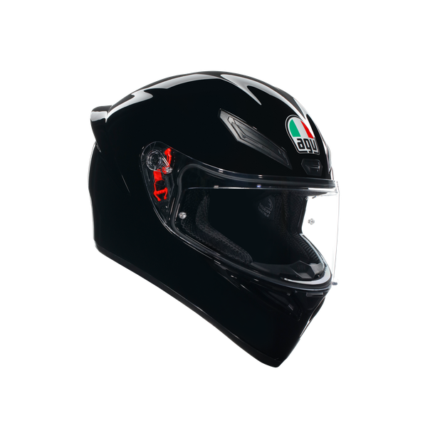 Agv Unisex Black - K1 S - Motorbike Full Face Helmet E2206, Size: Xs