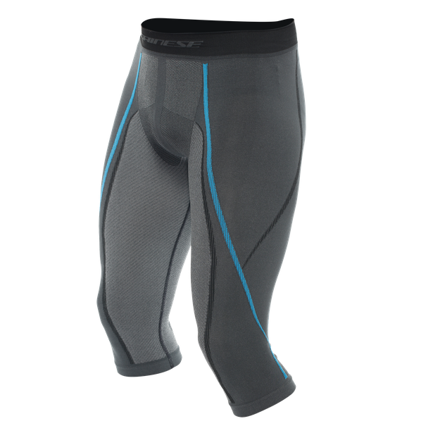 Dainese - Mens 3/4 Breathable Technical Ski Base Layer Pants - Thermal Layers - Men - Black/blue - M