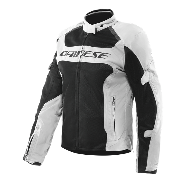 Dainese Women's Light Gray/Light Gray/Black - Air Frame 3 Tex - Textile - 42