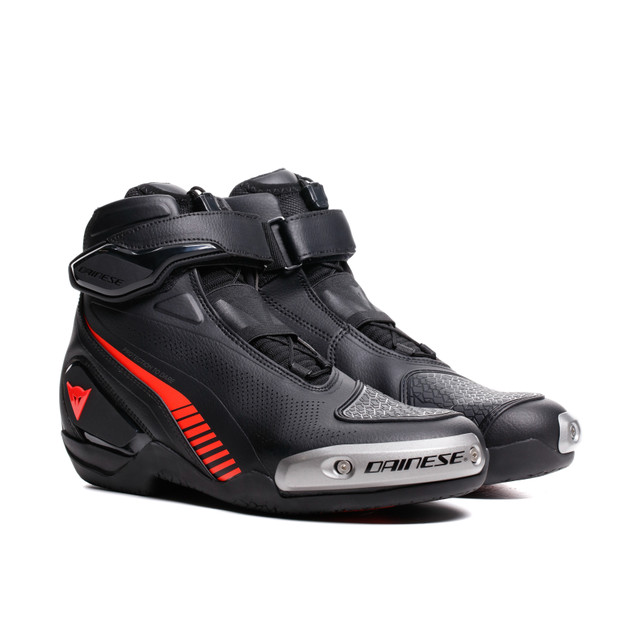 Dainese Men's Black/Red Fluo - Superya - Shoes - 42