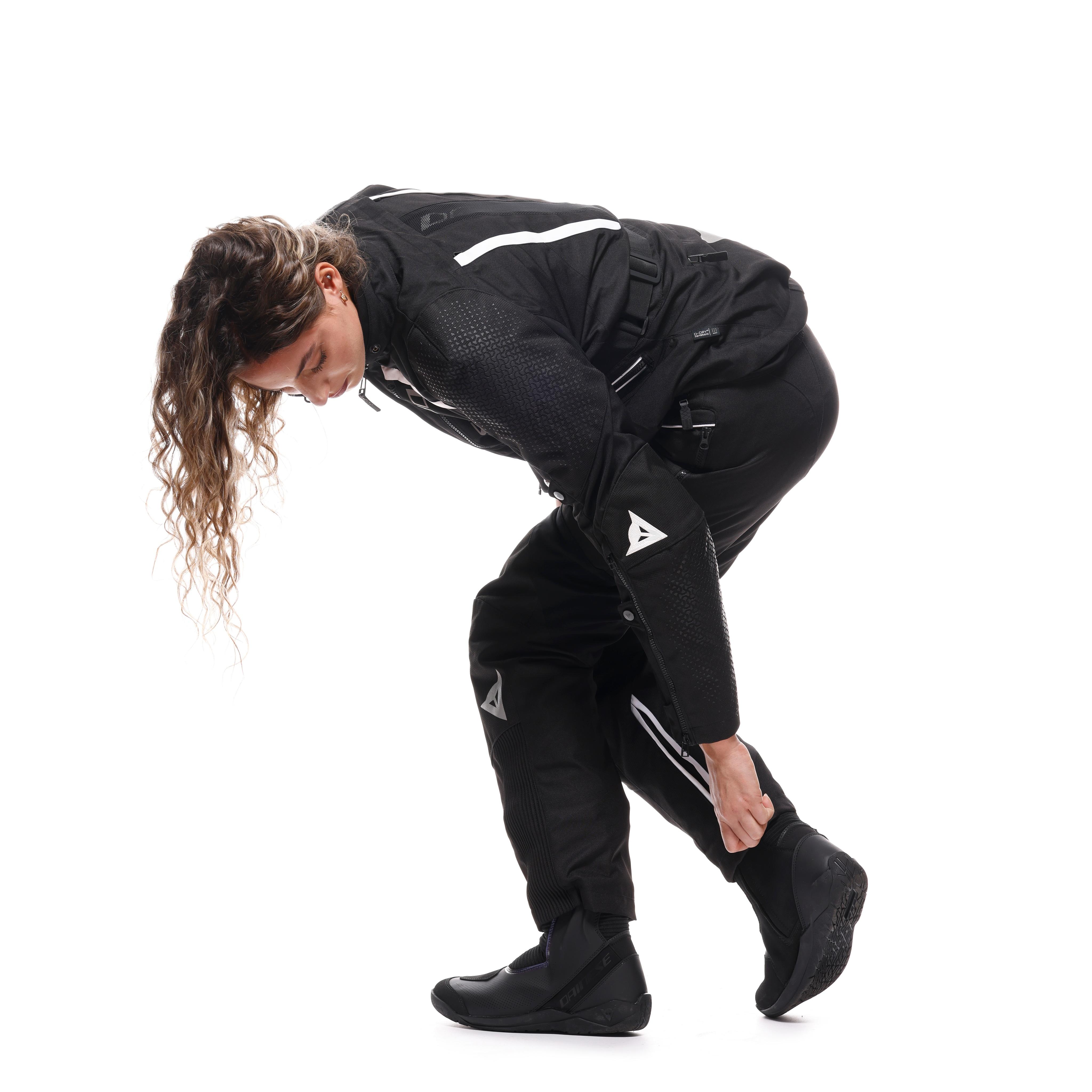 GULLFOSS&nbsp;D-DRY - WOMEN'S ALL SEASONS MOTORCYCLE PANTS - BLACK/BLACK - 6