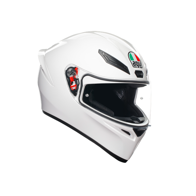 Agv Unisex White - K1 S - Motorbike Full Face Helmet E2206, Size: M