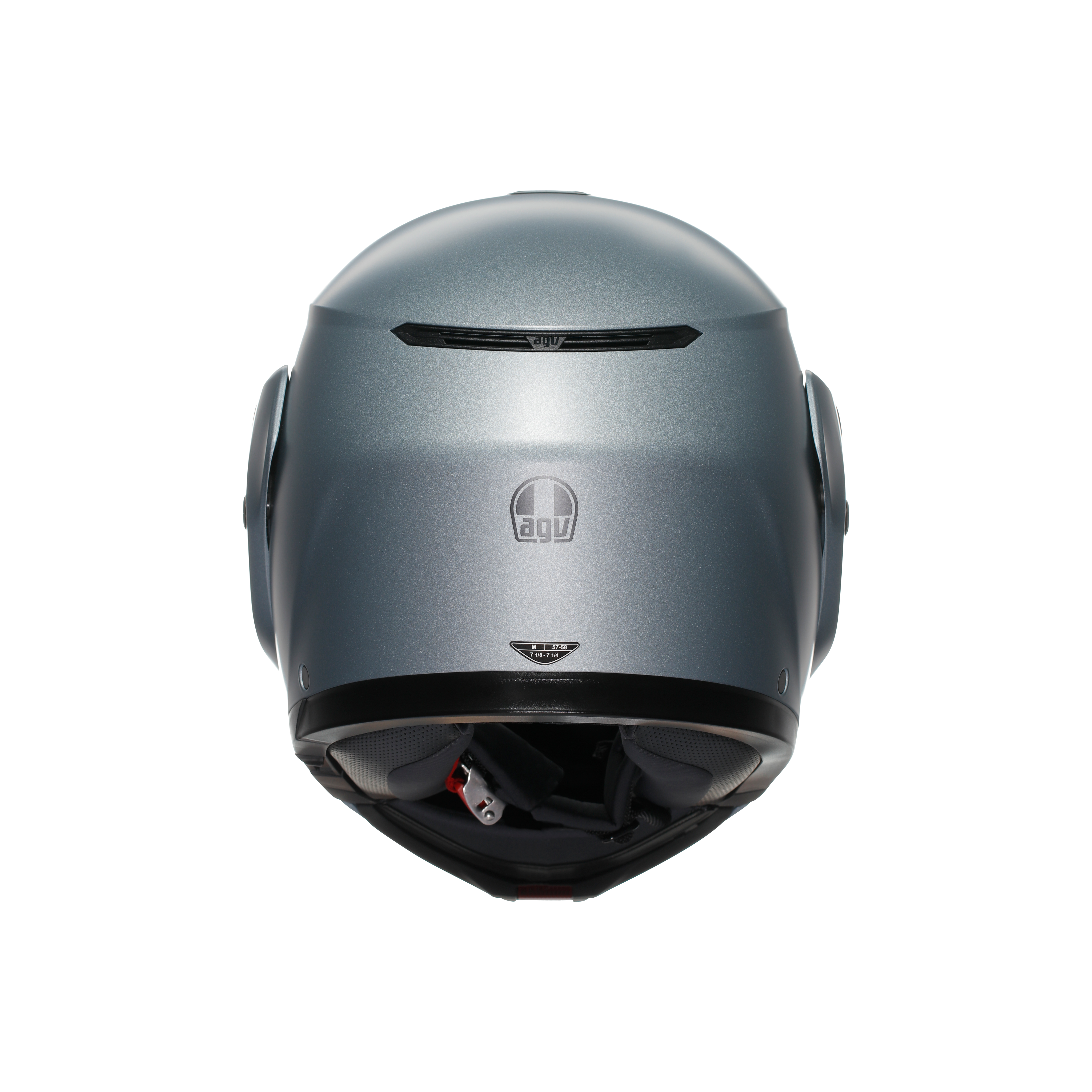 STREETMODULAR MONO MATT SILVER - MOTORBIKE FLIP UP HELMET DOT(E2206) -  - 3