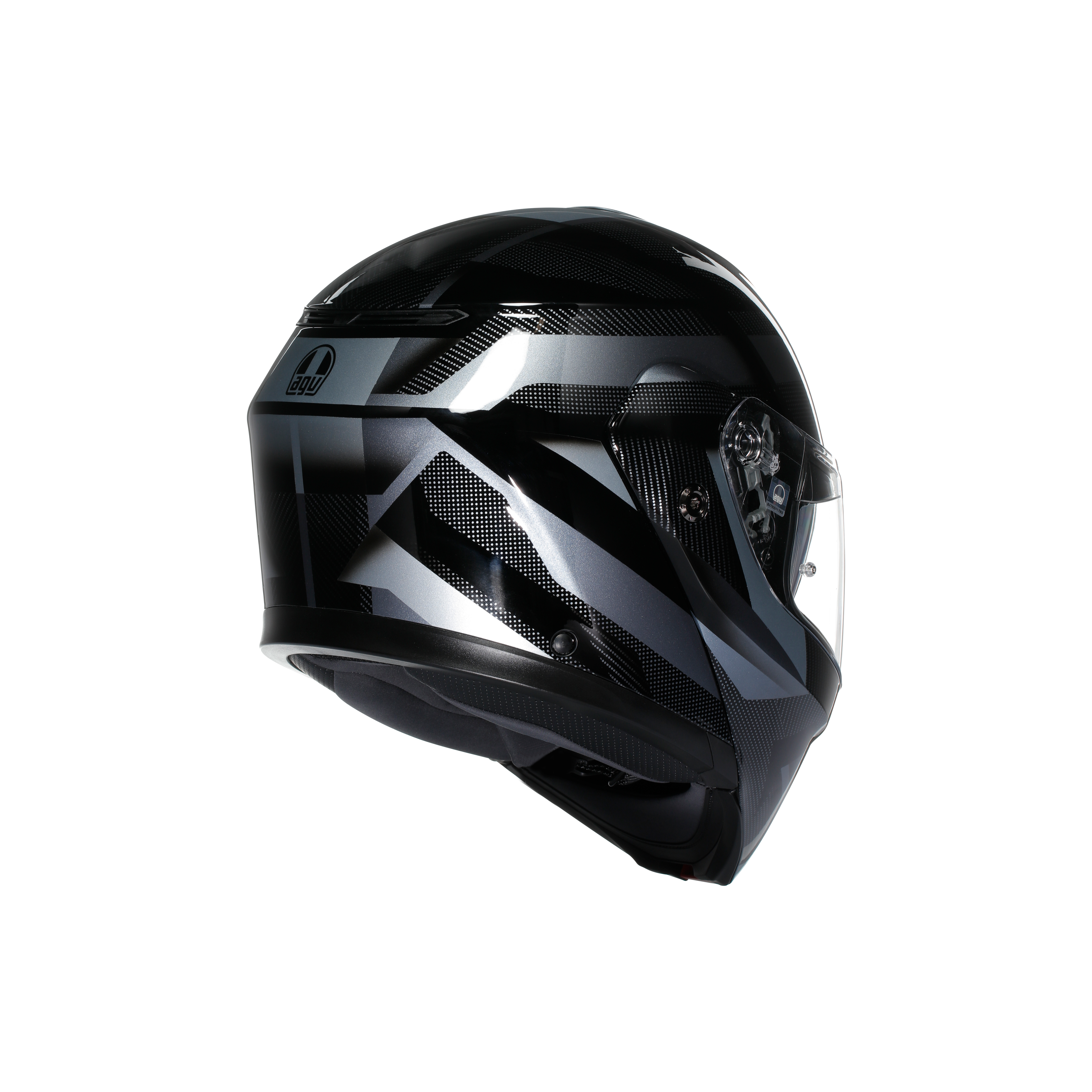 STREETMODULAR LEDRO MATT BLACK/GREY - CASQUE MOTO MODULAIRE E2206 -  - 6