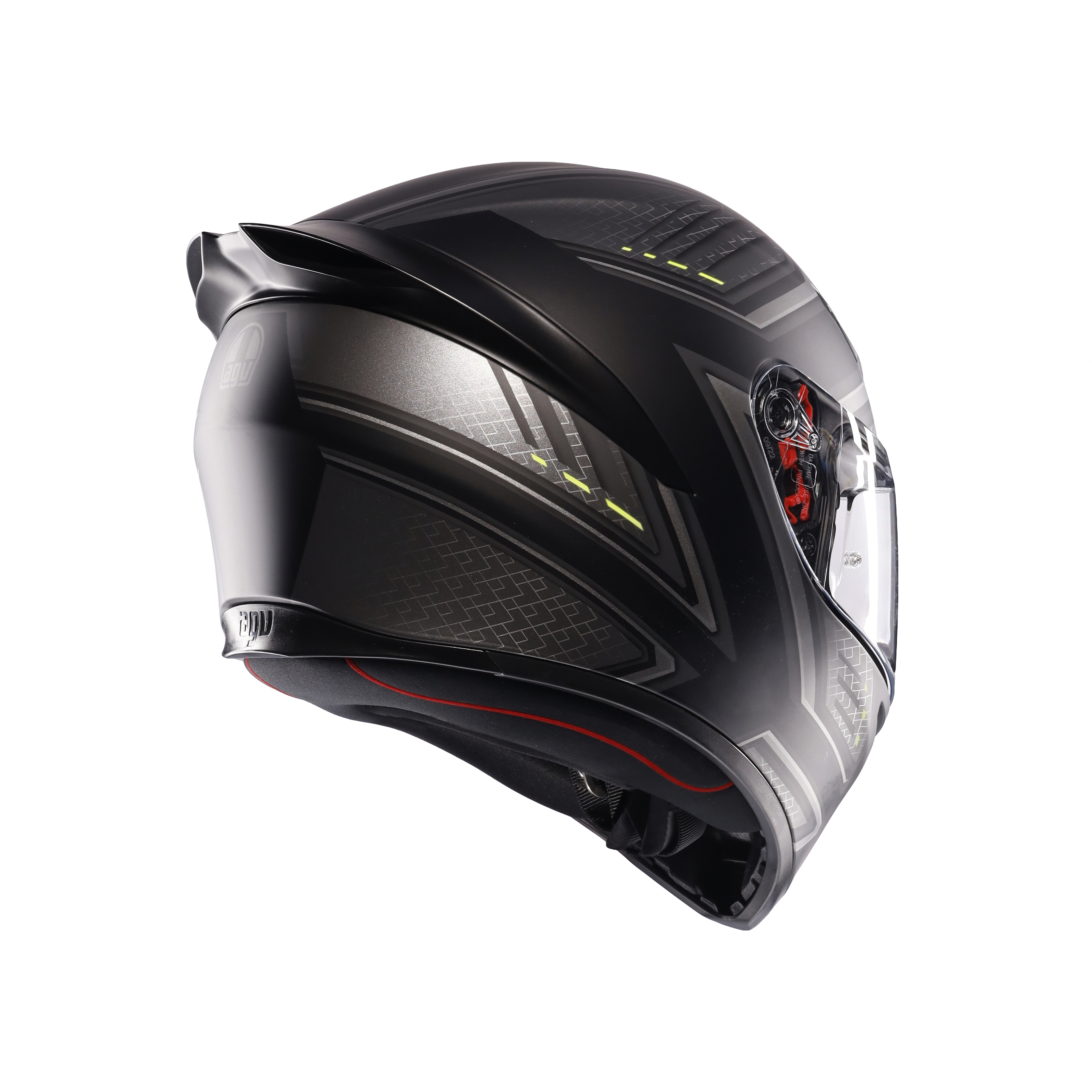 K1 S SLING MATT BLACK/GREY - CASQUE MOTO INT&Eacute;GRAL E2206 -  - 4