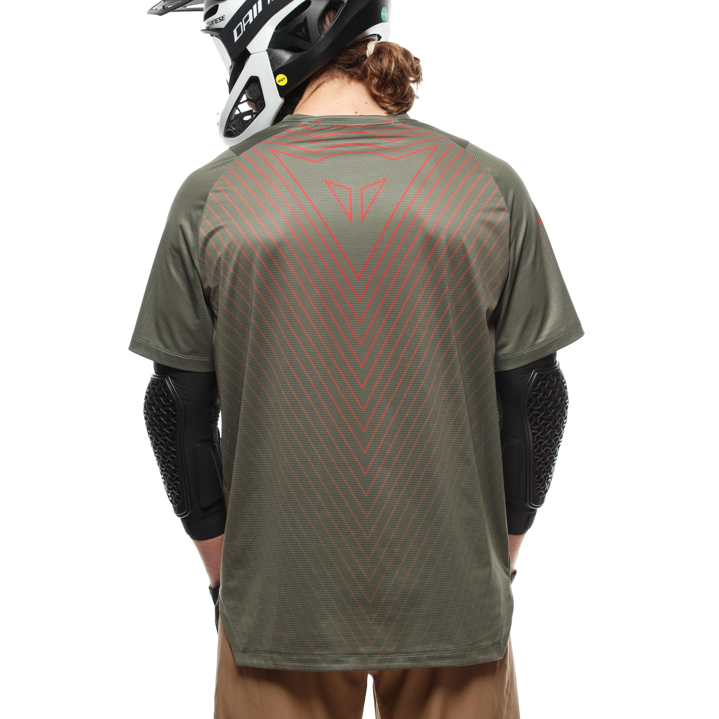 HG AER JERSEY SS - HERREN KURZARM-BIKE-SHIRT - GREEN/RED - 5