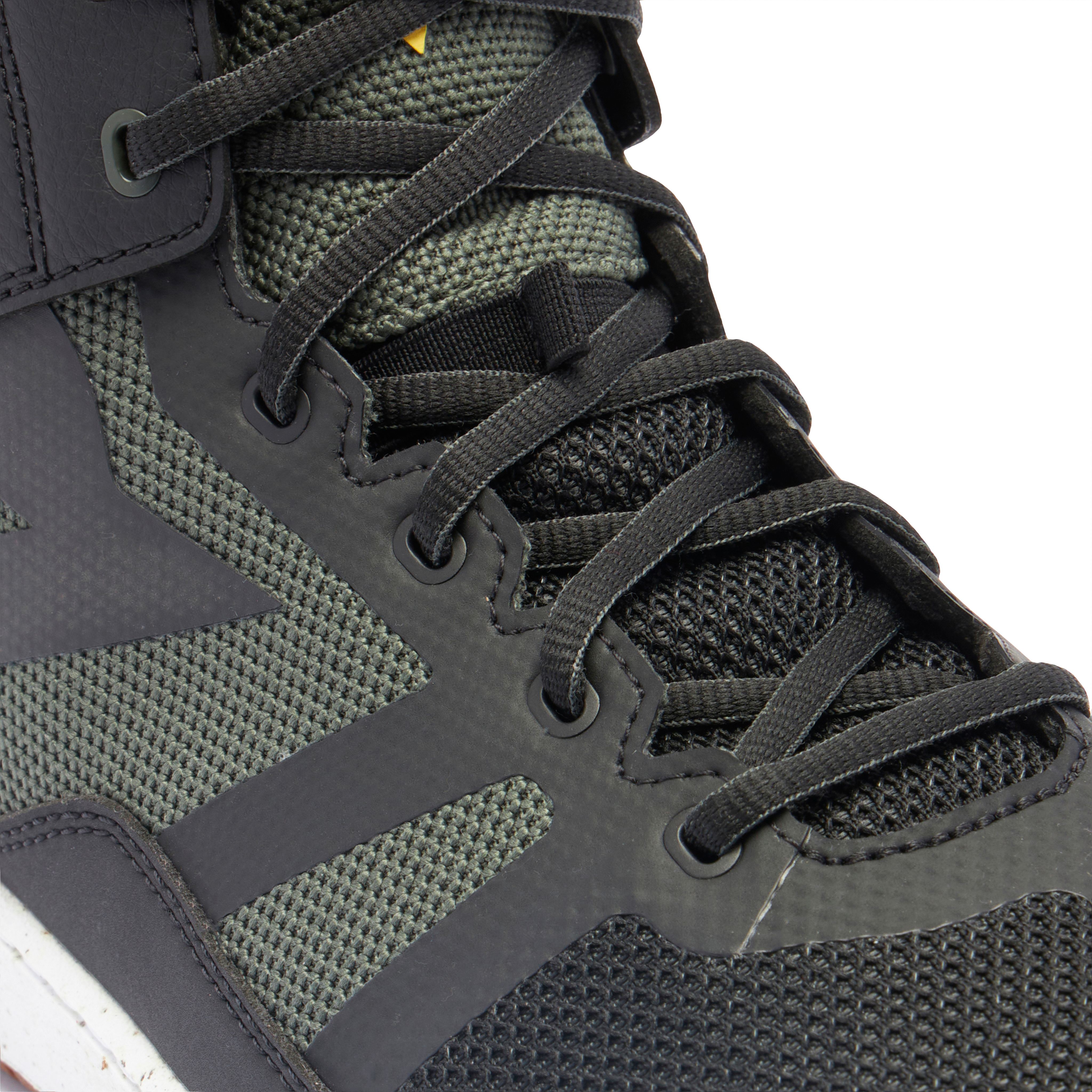 SUBURB AIR SHOES - BLACK/WHITE/ARMY GREEN - 5