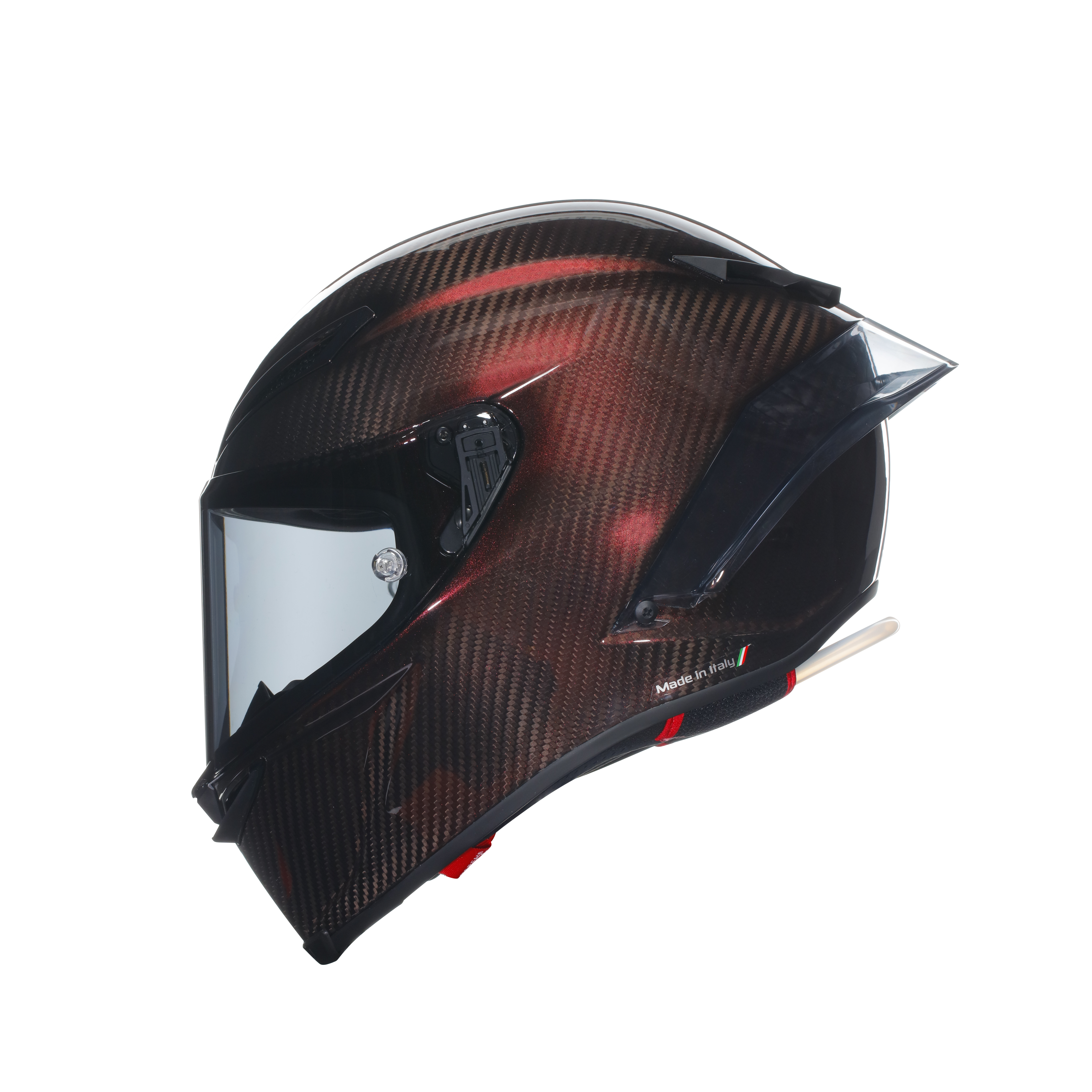 PISTA GP RR MONO RED CARBON - MOTORBIKE FULL FACE HELMET E2206 DOT -  - 4