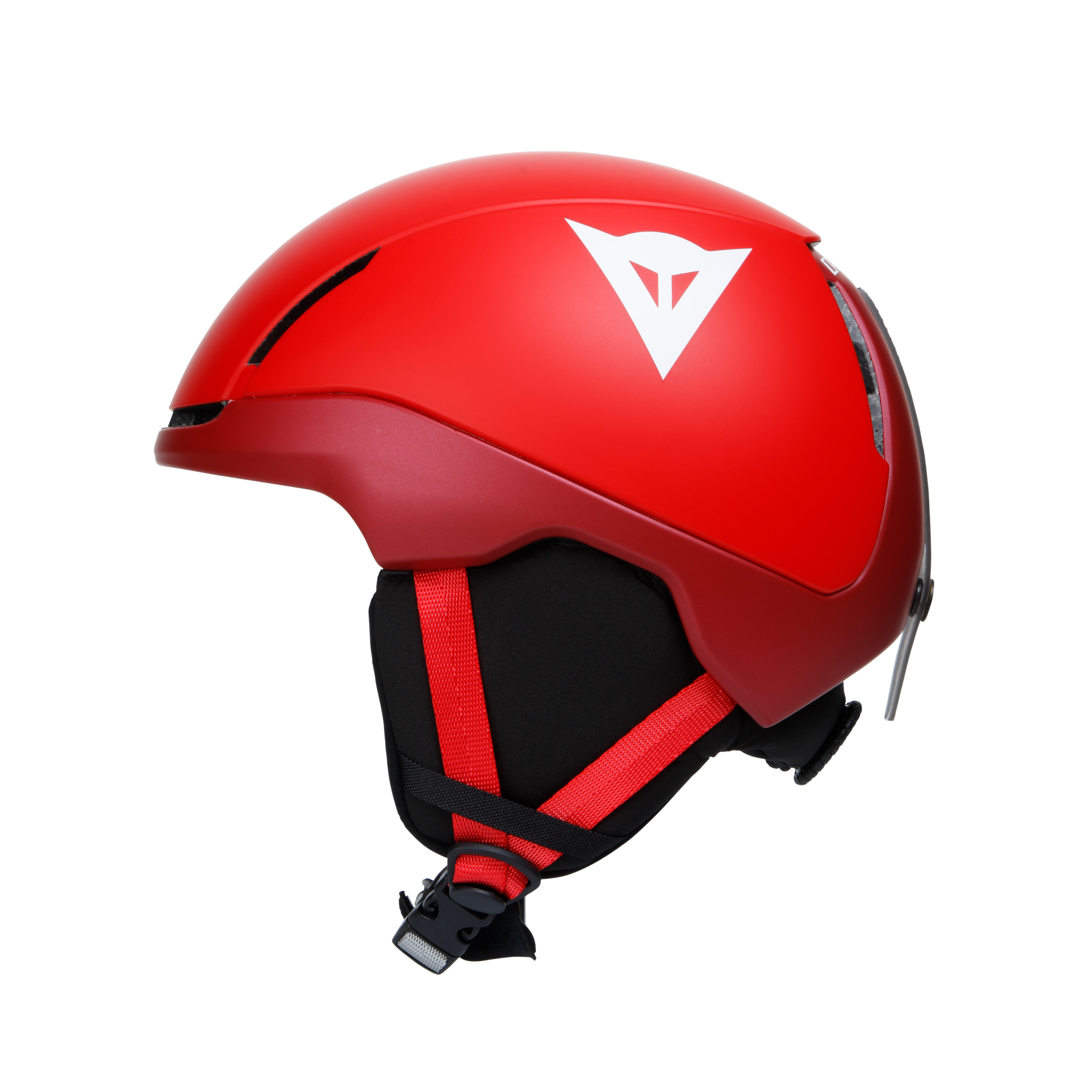 KID'S SCARABEO ELEMENTO SKI HELMET - METALLIC-RED/WHITE-LOGO - 4