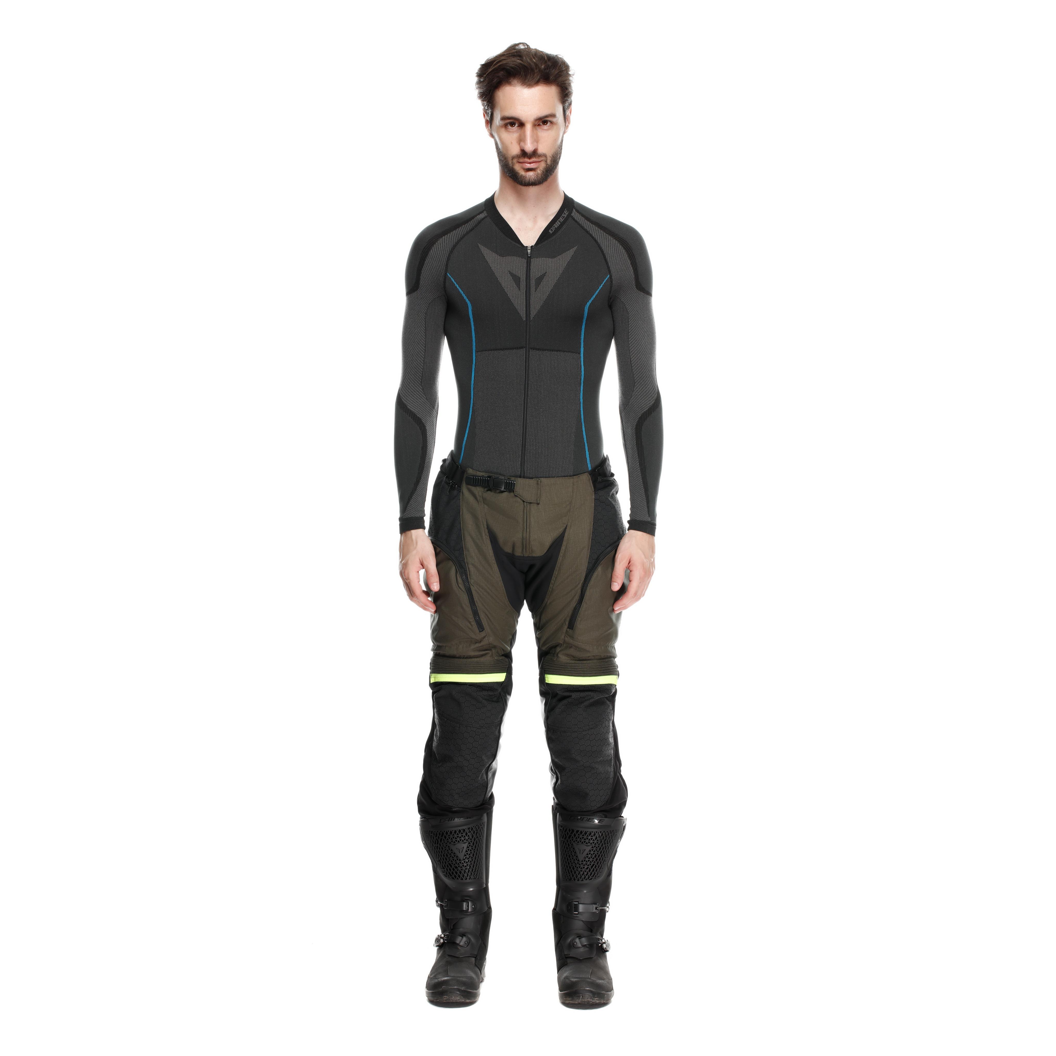 SUPER ADVENTURE ABS&Oslash;LUTESHELL&trade; - OFF-ROAD-MOTORENHOSEN HERREN - BLACK/TARMAC/FLUO YELLOW - 10