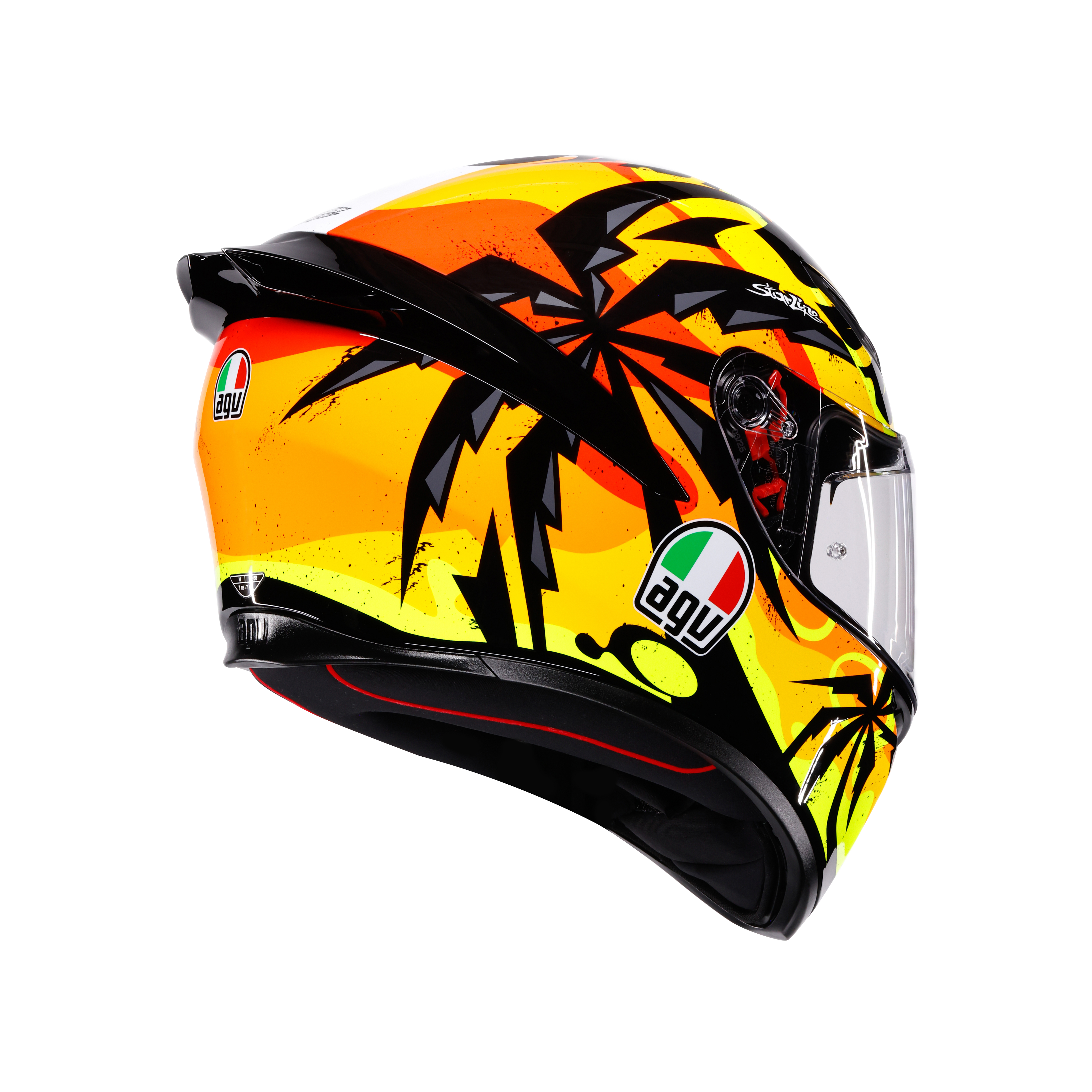 K1 S TROPICRUSH BLACK/ORANGE - CASQUE MOTO INT&Eacute;GRAL E2206 -  - 6