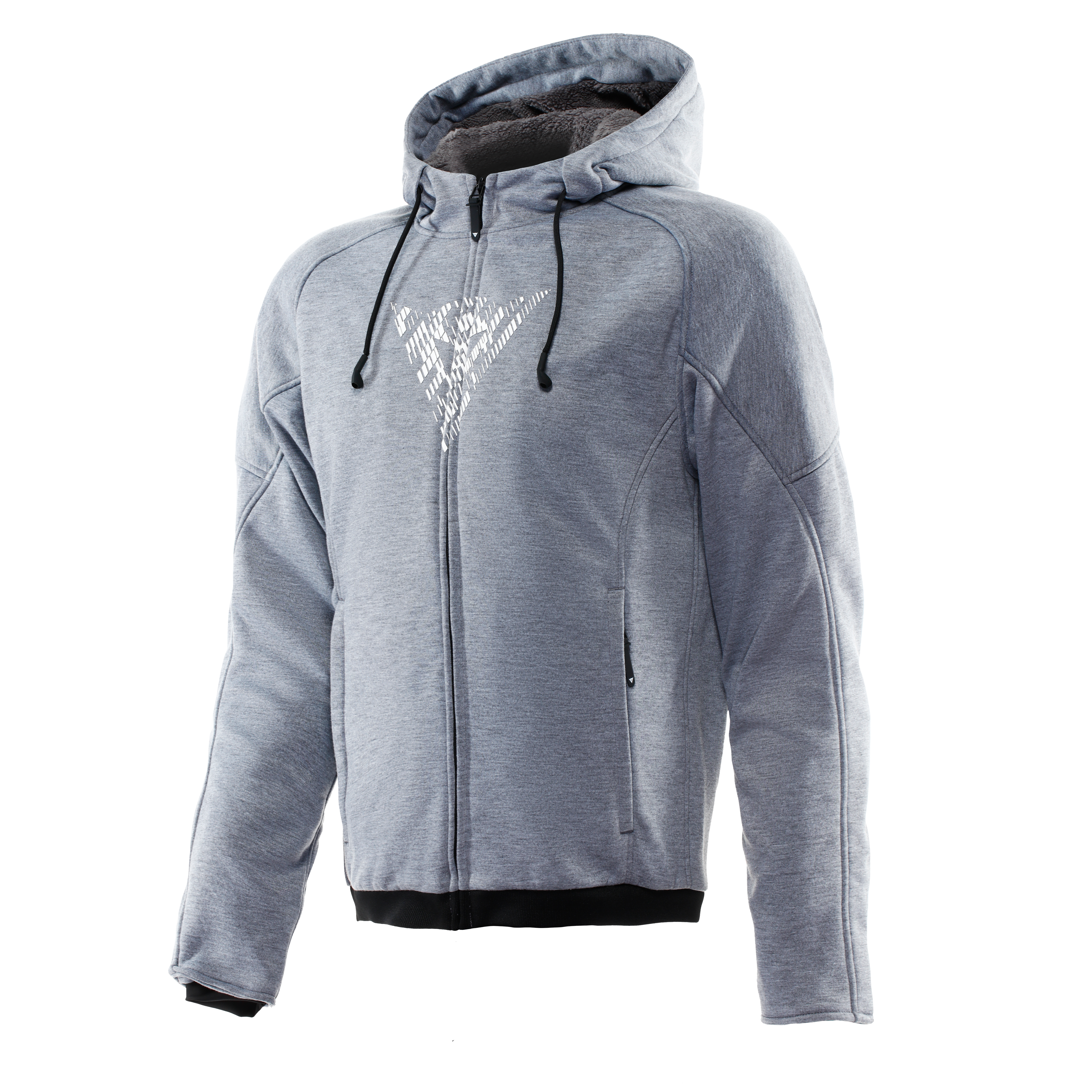 BOVISA - FELPA DA MOTO CON PROTEZIONI UOMO - GREY-MELANGE/BLACK - 1