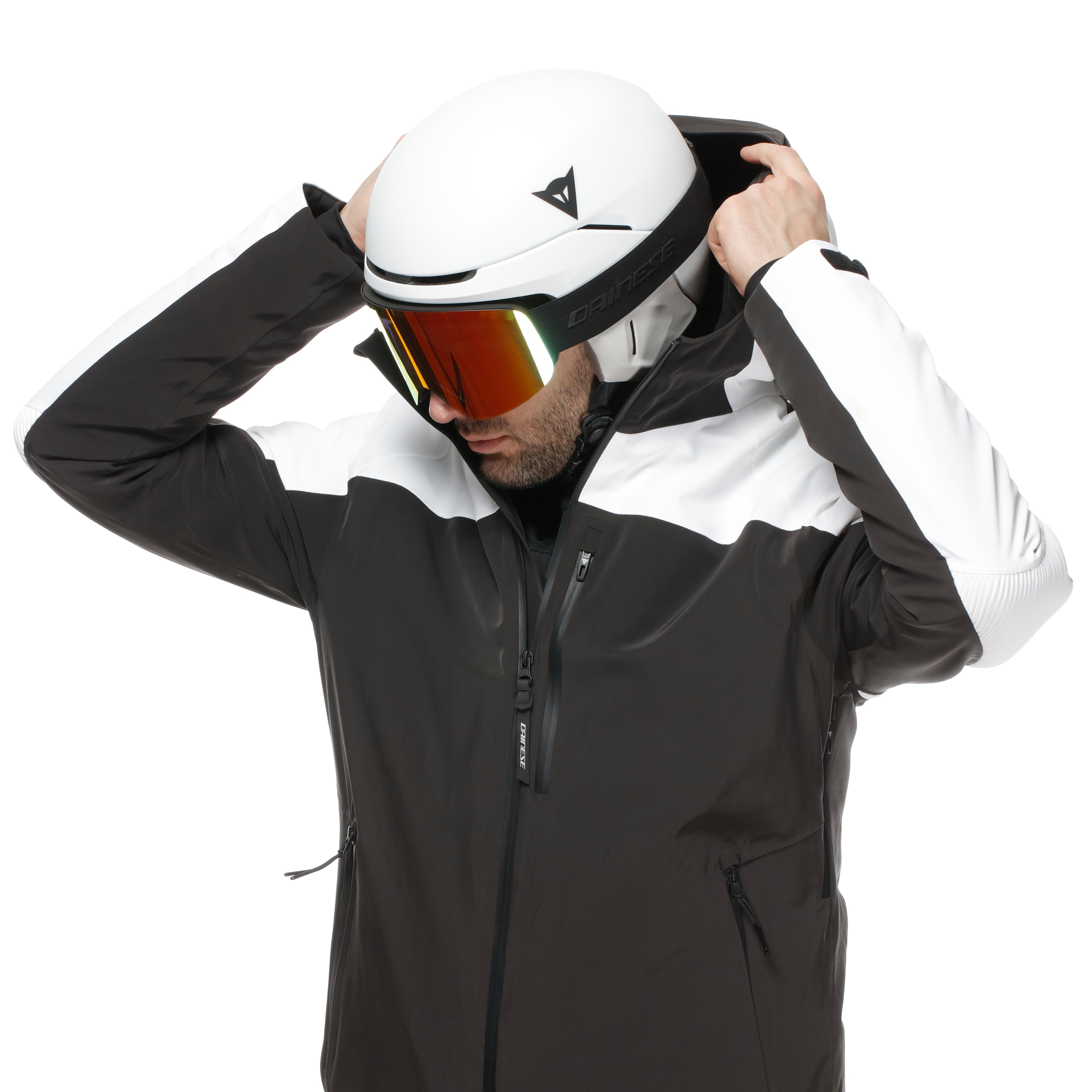 SPEED DEMON LAB DOMEAIR&trade; PRO - MEN&rsquo;S SKI JACKET - STRETCH-LIMO/WHITE - 7