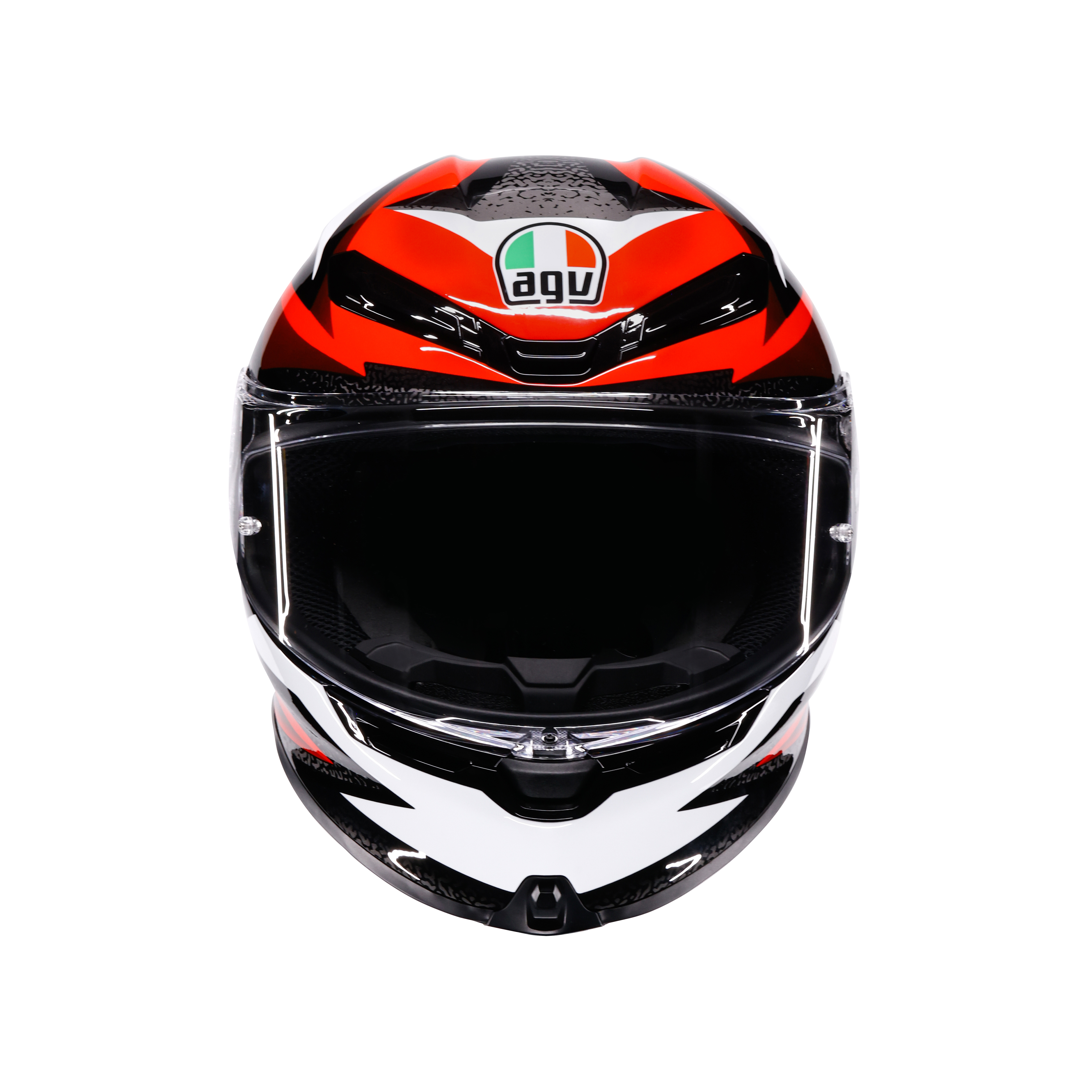 K6 S BRAVEN BLACK/RED/WHITE - CASQUE MOTO INT&Eacute;GRAL E2206 -  - 2