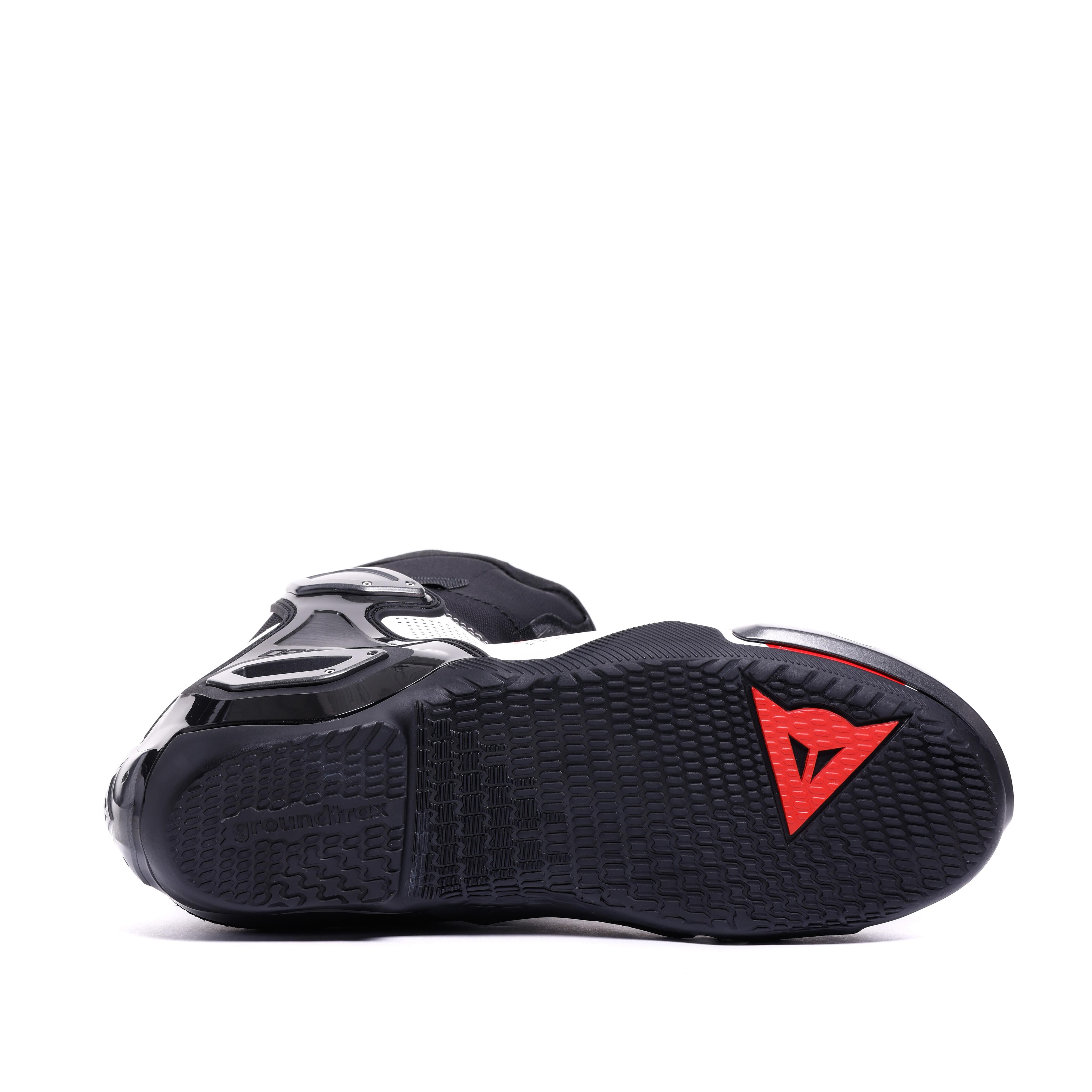 AXIAL 2 AIR - MEN'S MOTORCYCLE RACING SUMMER BOOTS - BLACK/WHITE/LAVA-RED - 4