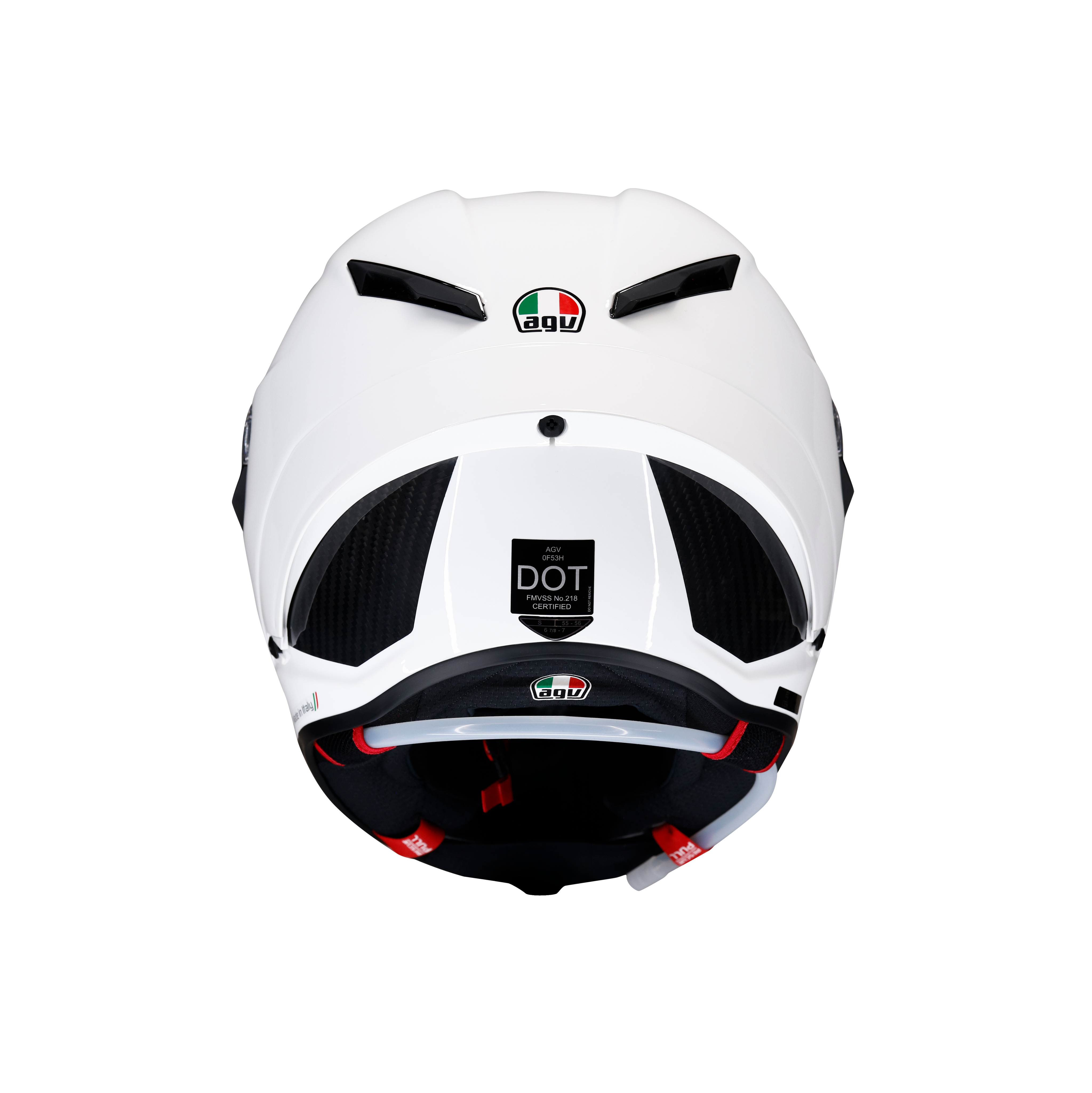 PISTA GP RR MONO WHITE - FULL-FACE MOTORCYCLE HELMET E2206 DOT -  - 5