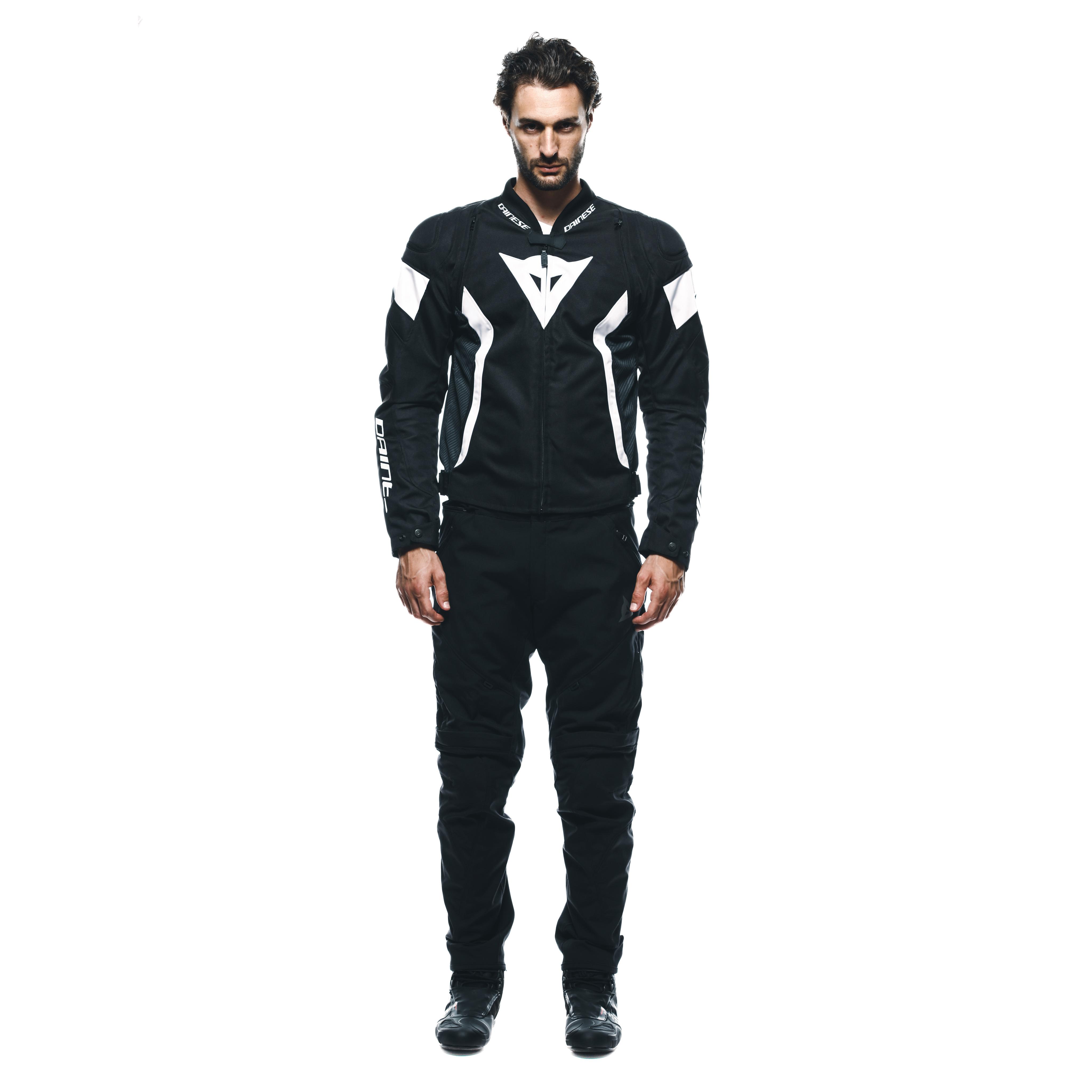 DRAKE 2 AIR - MEN'S SUMMER MOTORCYCLE PANTS IN FABRIC - BLACK/BLACK - 3